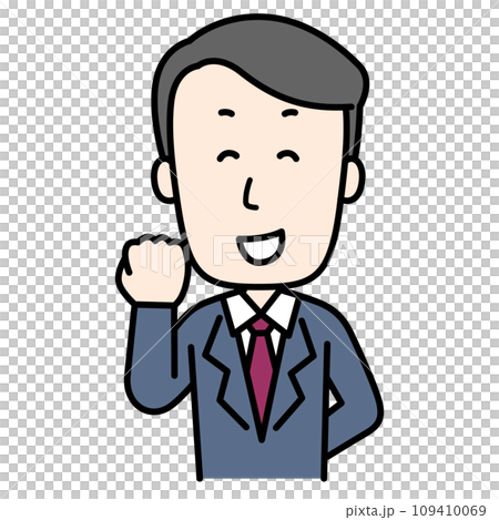 応援するビジネスマン 109410069