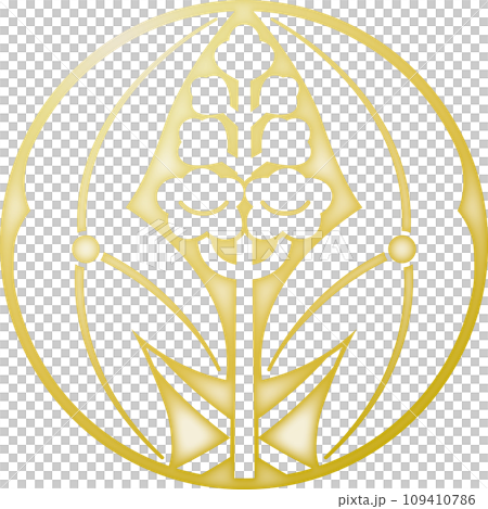 Family crest: Ishimochiji-Nukisawa [Golden color] 109410786