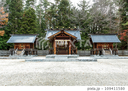 唯一の古神道本宮がある身曾岐神社本殿 109411580