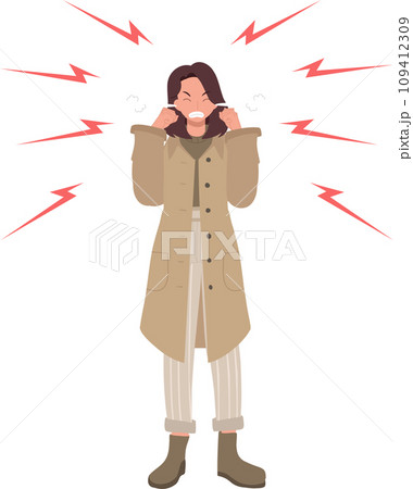 Aggressive Anger. Furious  Very Angry Person. 109412309