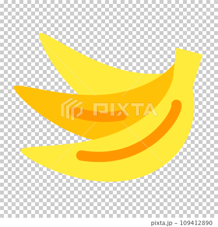 代表水果、香蕉的顏色樣式圖標 109412890