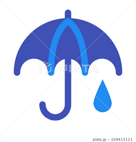 天気、雨、傘、しずくを表すカラースタイルのアイコン 天気、雨、傘、しずくを表すカラースタイルのアイコン 109413121