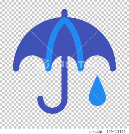 天気、雨、傘、しずくを表すカラースタイルのアイコン 天気、雨、傘、しずくを表すカラースタイルのアイコン 109413121