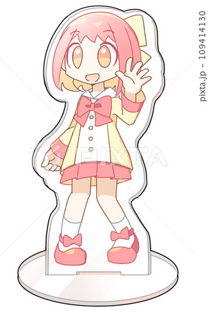 女の子キャラクターのアクリルスタンド 109414130