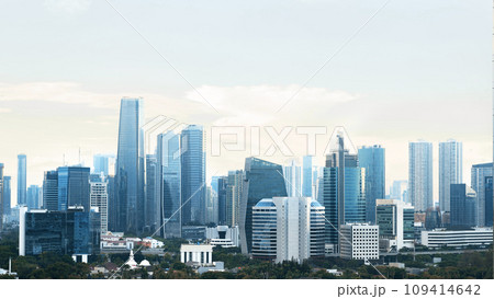 Panoramic Jakarta skyline 109414642
