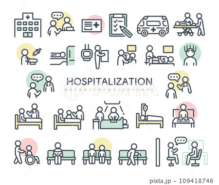 医療関連のアイコンイラスト 109418746