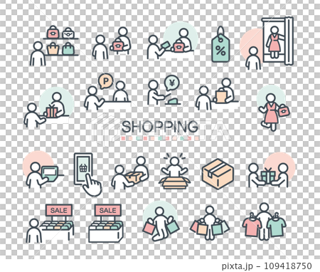 購物圖示集 109418750