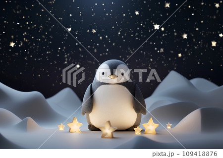 オーロラとペンギン-2 109418876