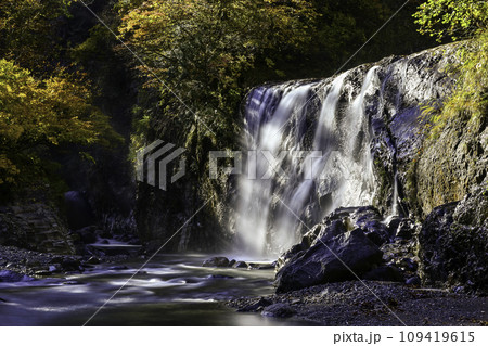 白山白川郷ホワイトロード姥ヶ滝の紅葉 白山白川郷ホワイトロード姥ヶ滝の紅葉 109419615