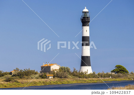 lighthouse Faraman, Salin de Giraud, Provence-Alpes-Cote d'Azur, France 109422837