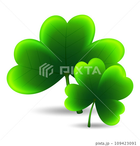 Green clover leaves, St. patricks syimbol or element design Green clover leaves, St. patricks syimbol or element design 109423091