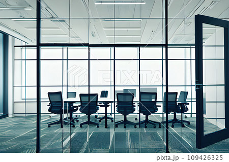 an Empty meeting room in office an Empty meeting room in office 109426325