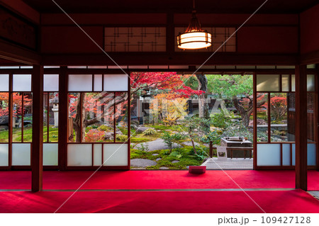 秋の旧林家住宅と庭園〈愛知県一宮市〉 秋の旧林家住宅と庭園〈愛知県一宮市〉 109427128