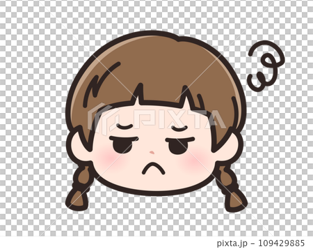 一張令人厭惡的女孩的臉 109429885