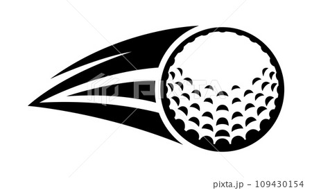 Golf ball illustration. Sport club item or symbol. Golf ball illustration. Sport club item or symbol. 109430154