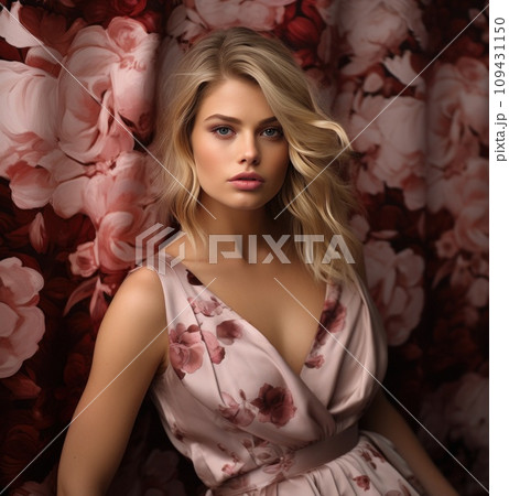 a beautiful blonde woman with a silhouette, a beautiful blonde woman with a silhouette, 109431150