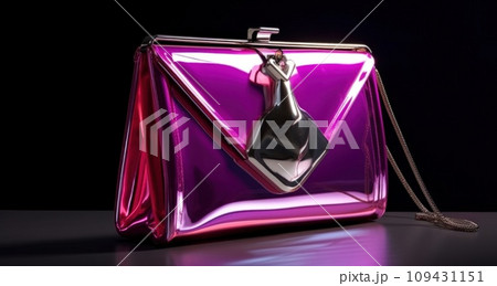 vivienne westwood purse fuchsia in a metallic leather, vivienne westwood purse fuchsia in a metallic leather, 109431151