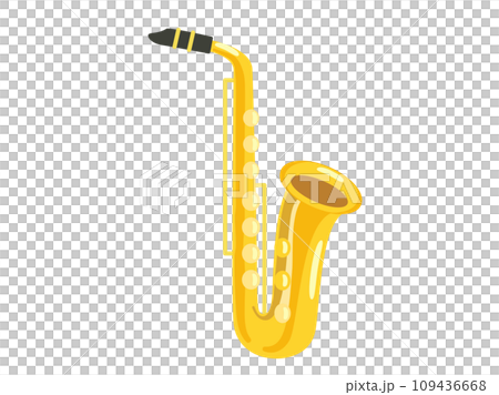 サックスをイメージしたイラスト 109436668