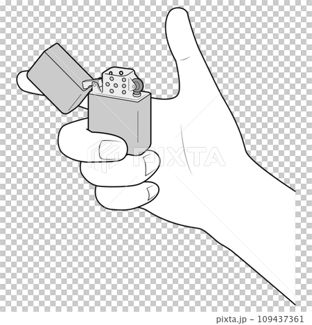 手拿著打火機 109437361