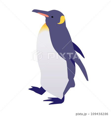 横向きの歩くペンギンのイラスト 横向きの歩くペンギンのイラスト 109438286