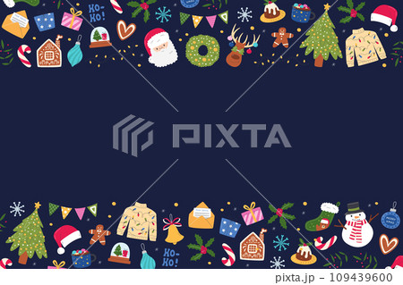 Festive party horizontal banner with copy space 109439600