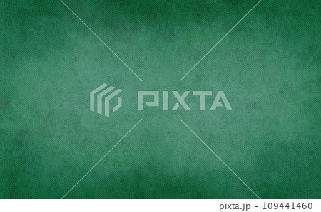 緑色に塗られた画用紙の水彩画イラスト背景、クリスマスや正月、誕生日、お祝い等のバックグラウンド 109441460