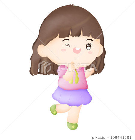 Cheerful girl 109441501