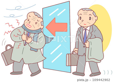 病気・疾病 - 室内外の寒暖差・ヒートショック 109442902