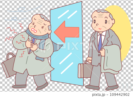 病気・疾病 - 室内外の寒暖差・ヒートショック 109442902