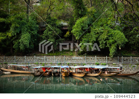 Fenghuang Ancient Town. Located in Fenghuang County. Southwest of HuNan Province, China. Fenghuang is a popular tourist destination of Asia. 109444523