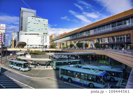 新しくなった仙台駅、西口のバスロタリー 新しくなった仙台駅、西口のバスロタリー 109444561
