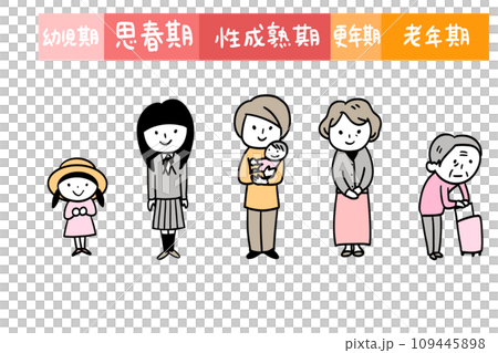 女性の一生 109445898