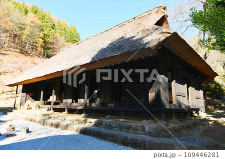 【檜原村 天空の古民家 国指定重要文化財「小林家住宅」主屋外観】 【檜原村 天空の古民家 国指定重要文化財「小林家住宅」主屋外観】 109446281