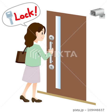 防犯イラスト05 109446637