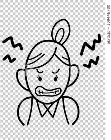 イライラするオフィスレディ 109446780
