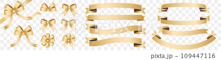 ribbon icon collection illustration vector ribbon icon collection illustration vector 109447116