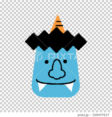 節分　青鬼　イラスト素材 109447637