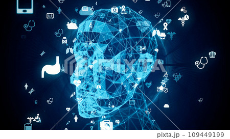 人間と医療イメージ 109449199