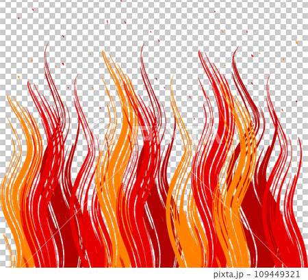 用筆畫出搖曳的日式火焰 用筆畫出搖曳的日式火焰 109449321
