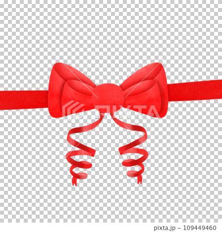 festive ribbon with bow festive ribbon with bow 109449460