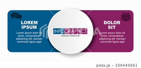 Infographic design template with place for your data. Vector illustration. 109449981