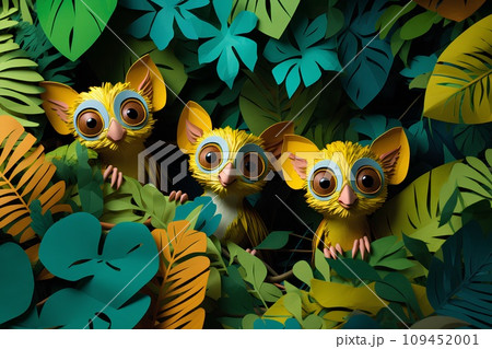 ジャングルとメガネザルくん-1 109452001