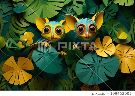 ジャングルとメガネザルくん-1 109452003