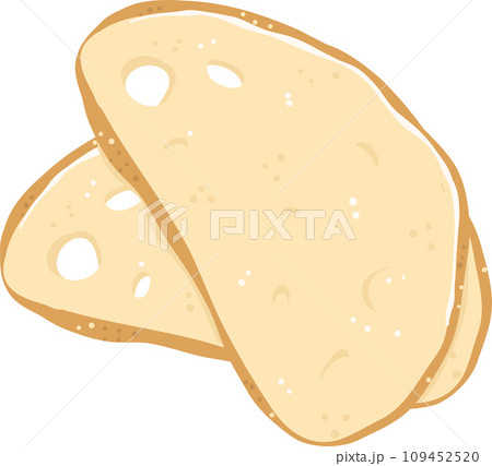 cute bakery bread pastry menu flat design hand drawing illustration 109452520