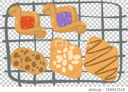 cute bakery bread pastry menu flat design hand drawing illustration cute bakery bread pastry menu flat design hand drawing illustration 109452528
