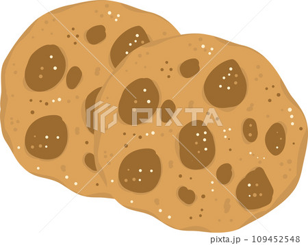 cute bakery bread pastry menu flat design hand drawing illustration 109452548