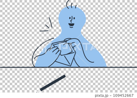 手紙をしまう人 109452667