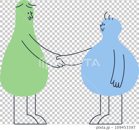 兩個人握手 兩個人握手 109453397