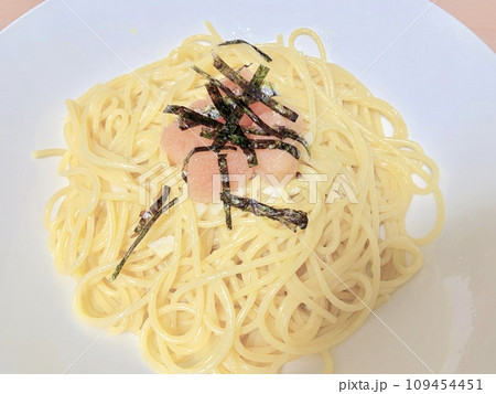 明太子のスパゲッティ 写真素材 明太子のスパゲッティ 写真素材 109454451