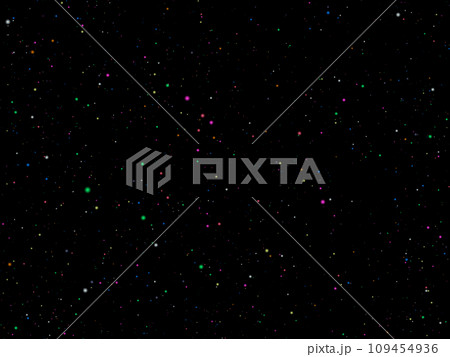 Glowing light effect with many glitter particles on bllack background. Color sparks shine with Glowing light effect with many glitter particles on bllack background. Color sparks shine with 109454936